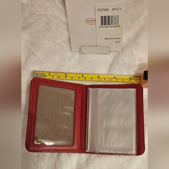 COACH 100% LEATHER PHOTO ALBUM BOOK FOR THOSE TREASURED FAMILY & FRIEND PHOTO's - Picture 4 of 6